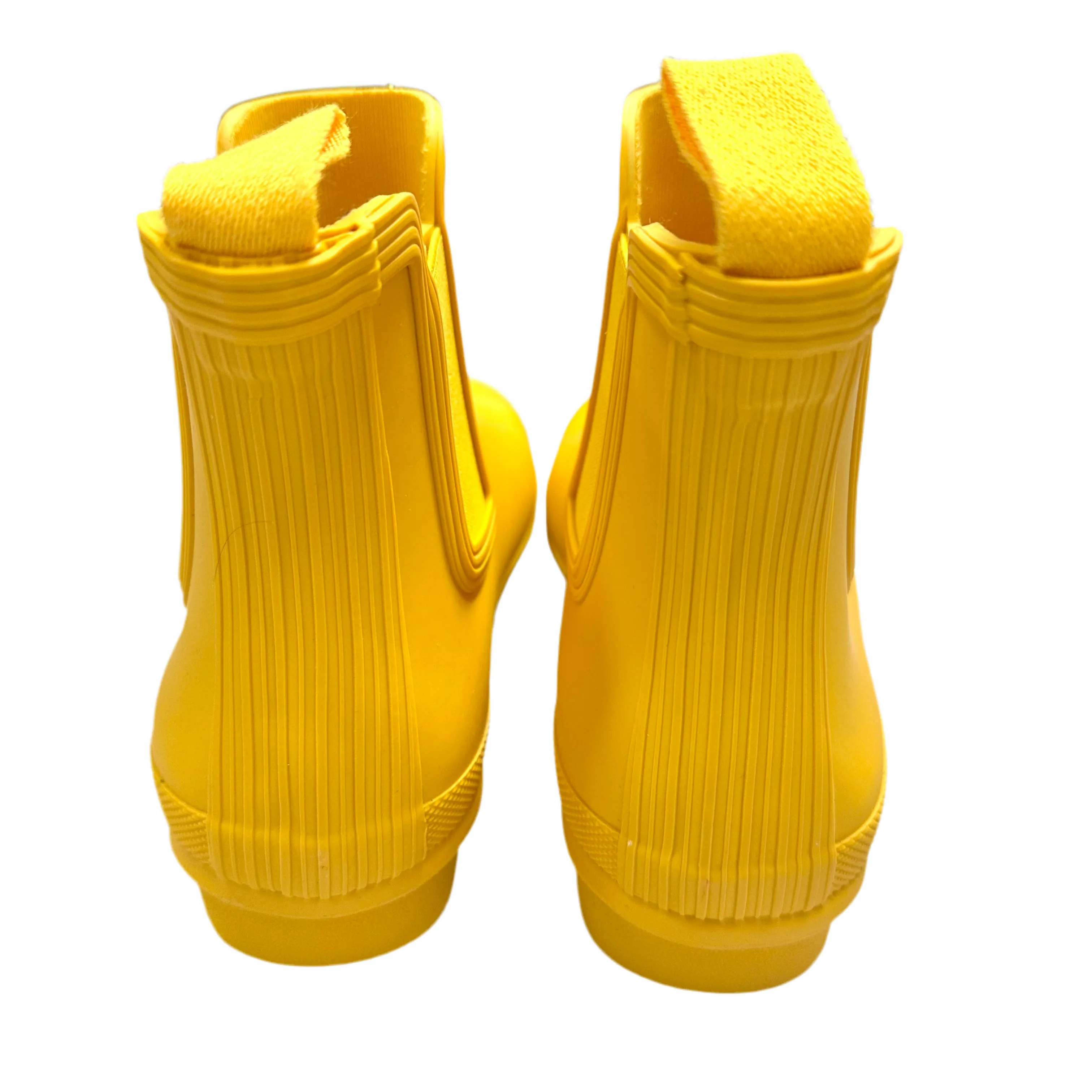 Boots Rain By Hunter In Yellow, Size: 6
