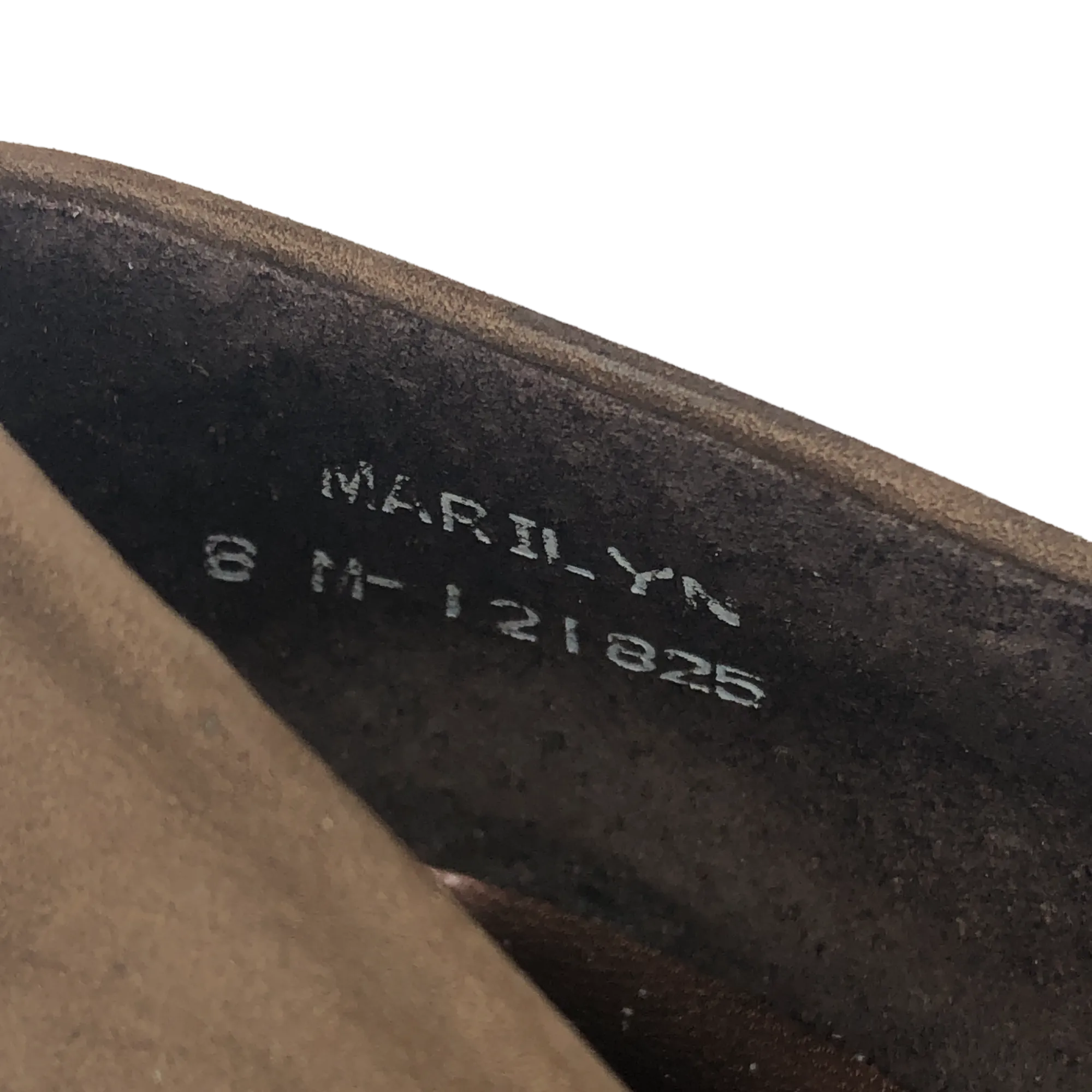 Borelli Brown Marilyn Suede Flats - Size 8 - Women