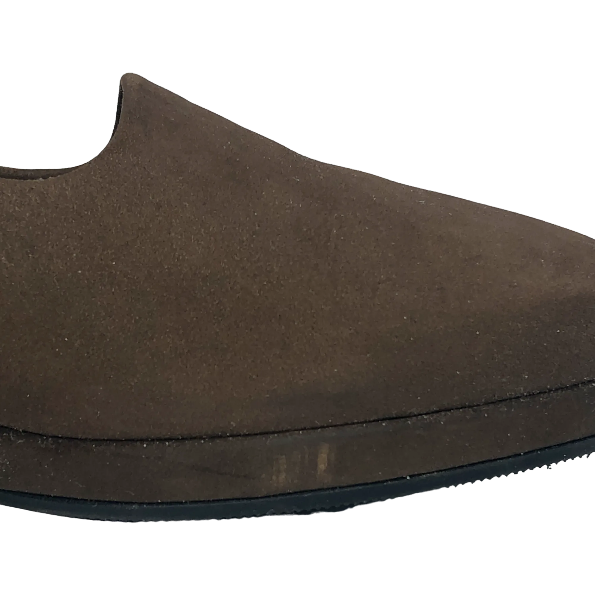 Borelli Brown Marilyn Suede Flats - Size 8 - Women