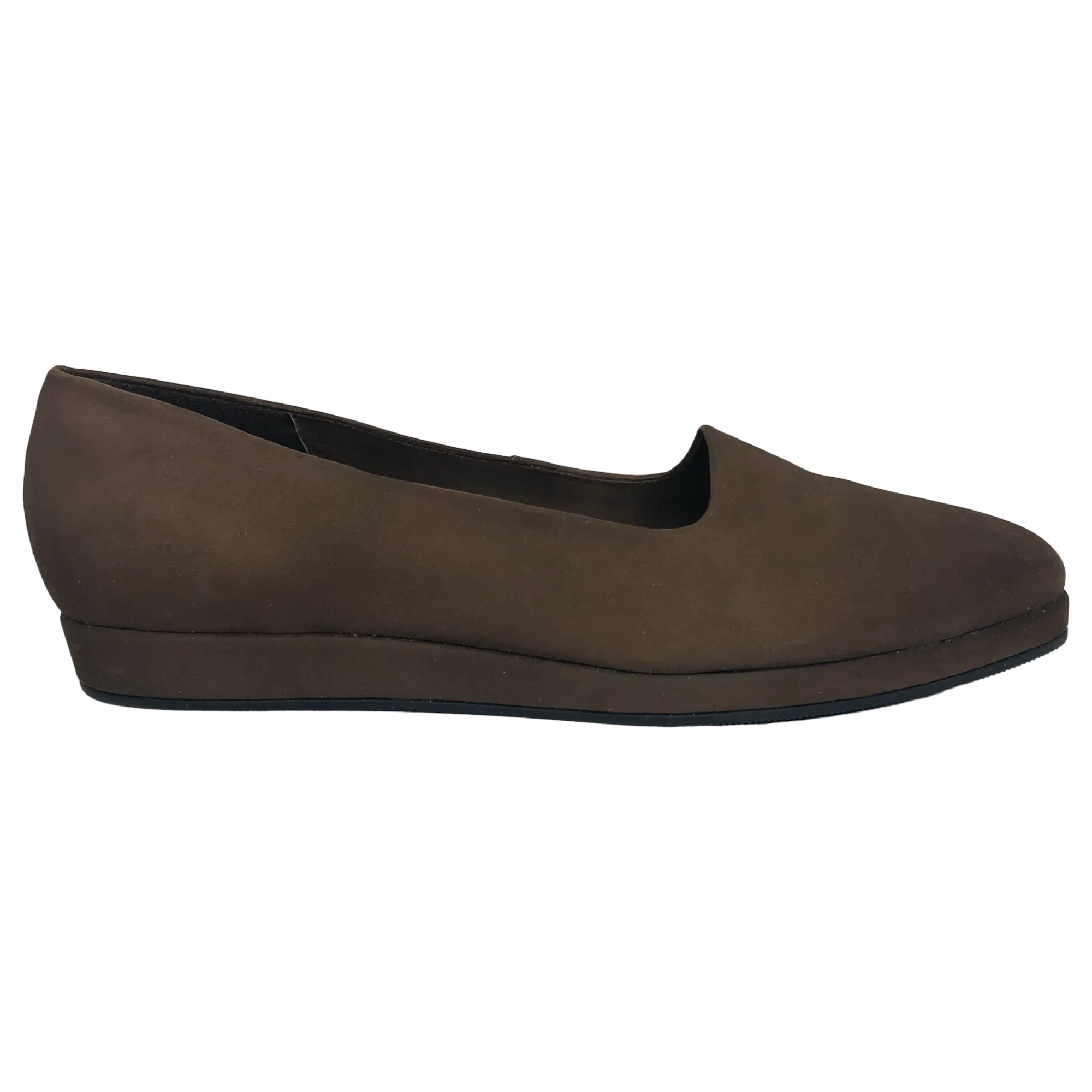 Borelli Brown Marilyn Suede Flats - Size 8 - Women
