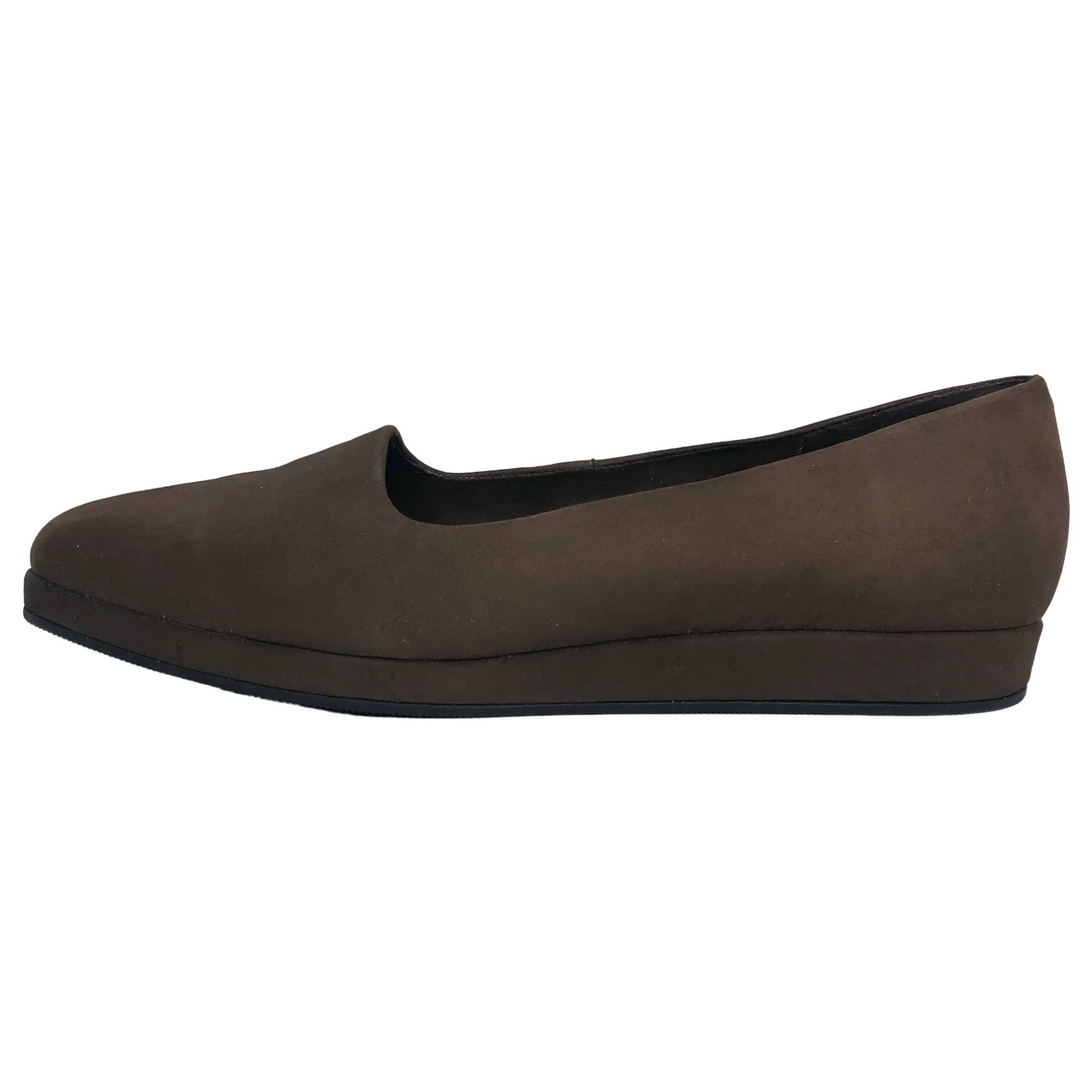 Borelli Brown Marilyn Suede Flats - Size 8 - Women