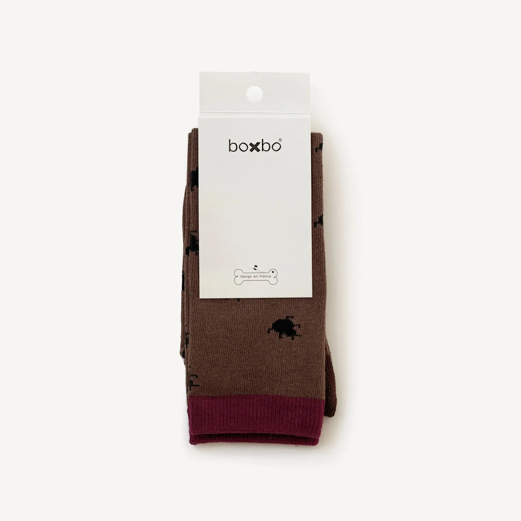 boxbo Brown Socks