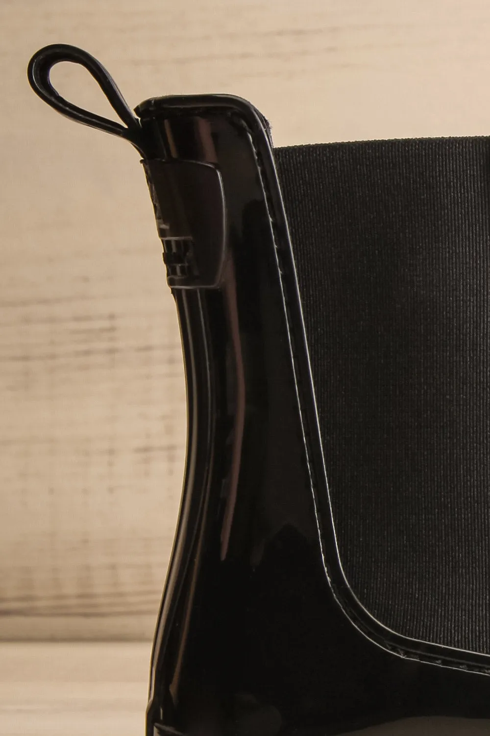 Bukavu Black | Round-Toe Ankle Rain Boots