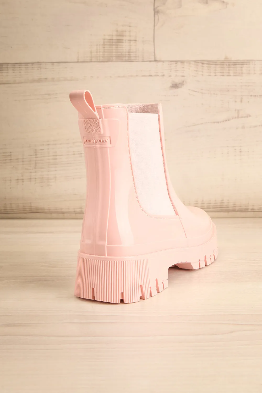Bukavu Pink | Round-Toe Ankle Rain Boots