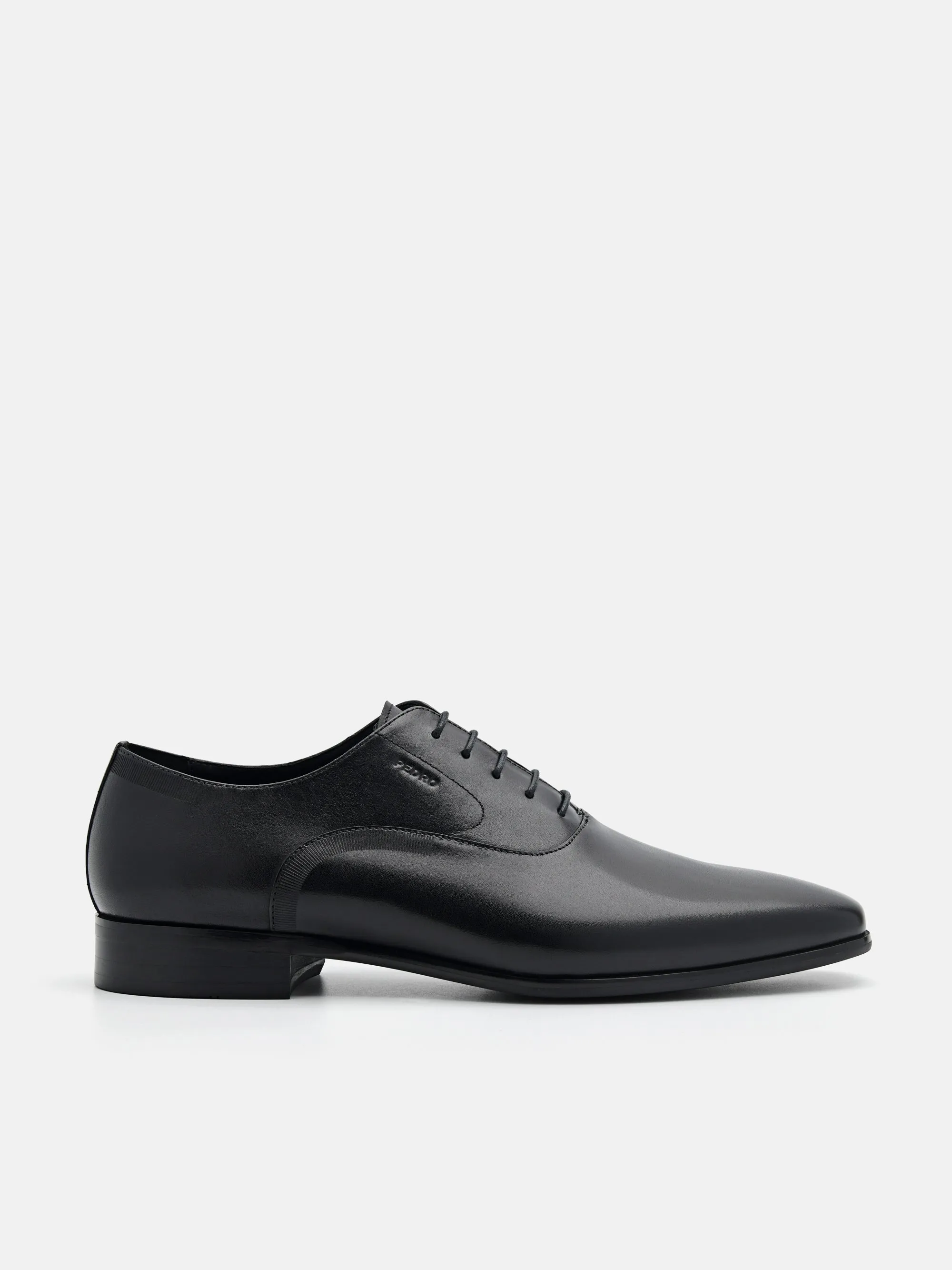 Burnished Leather Oxford Shoes