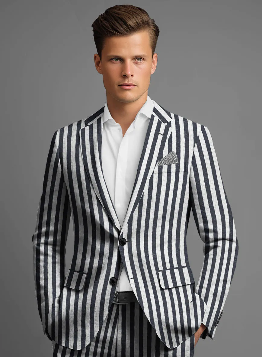 Caccioppoli Seersucker Pierre Jacket