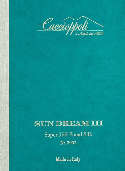 Caccioppoli Sun Dream Dark Navy Blue Wool Silk Jacket