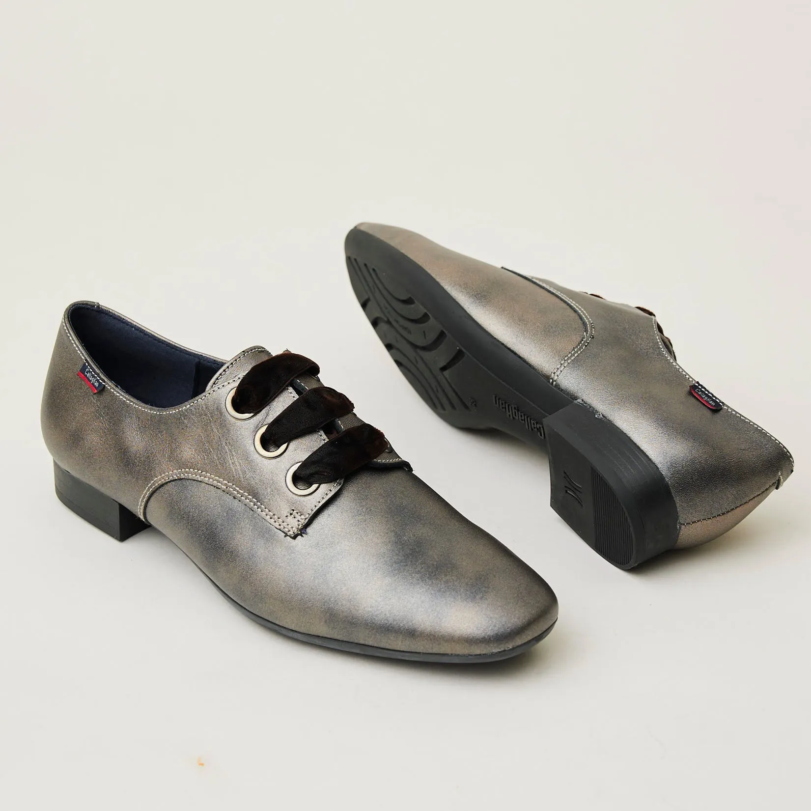 Callaghan Metallic Leather Laced Brogues