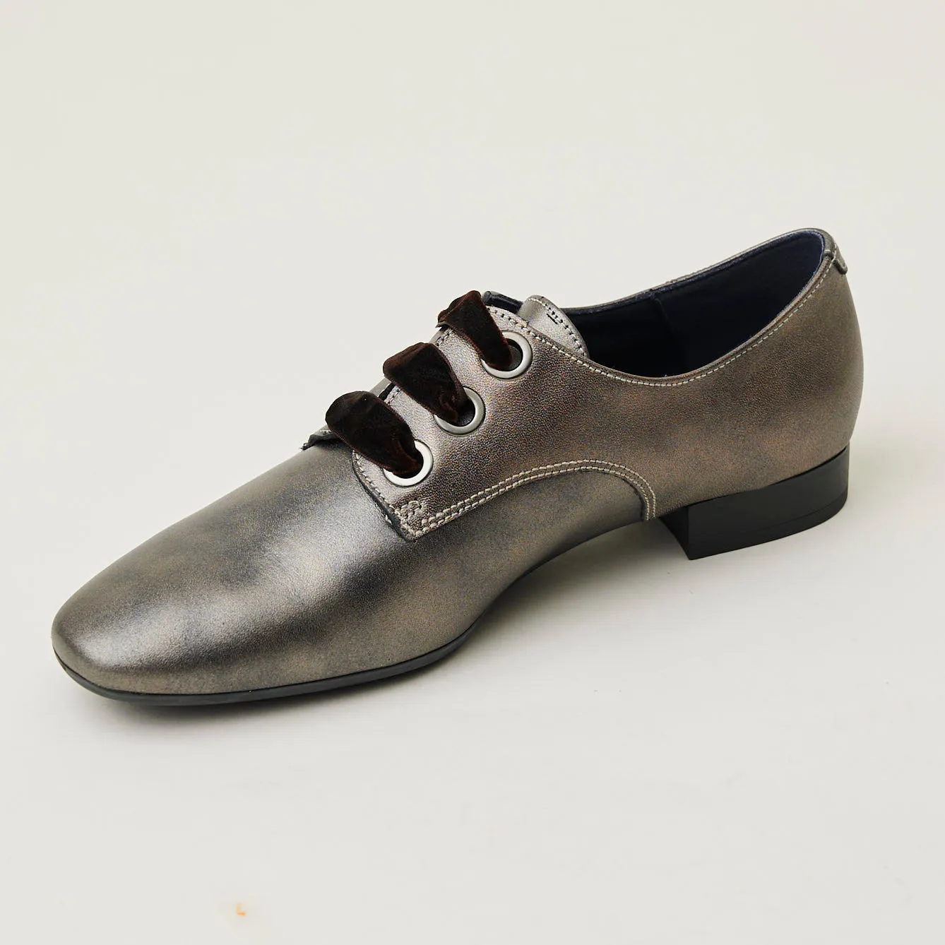 Callaghan Metallic Leather Laced Brogues