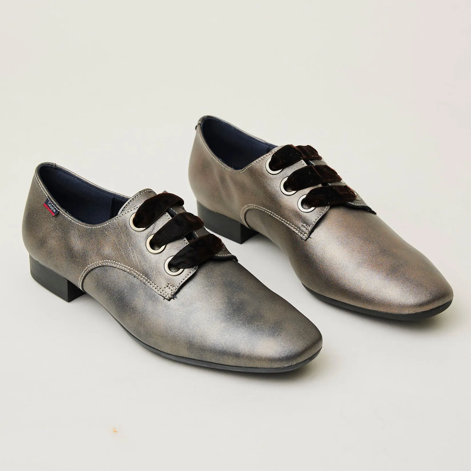 Callaghan Metallic Leather Laced Brogues