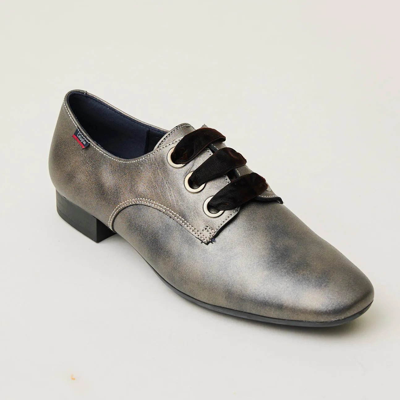 Callaghan Metallic Leather Laced Brogues