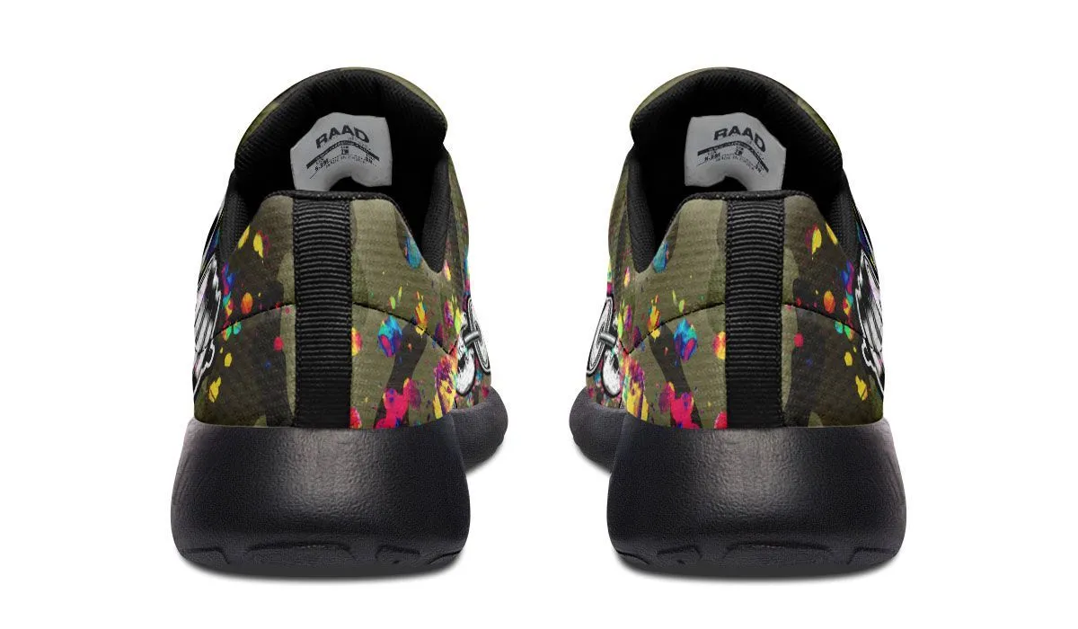 Camo Colorful Splat Skull