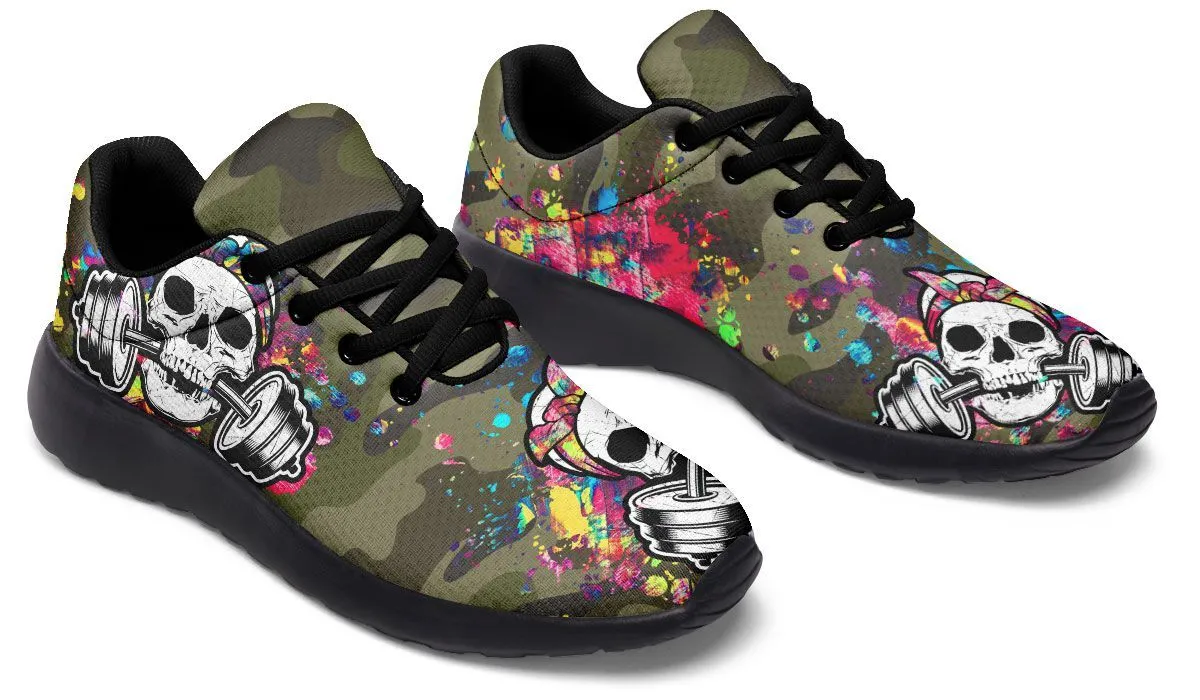 Camo Colorful Splat Skull