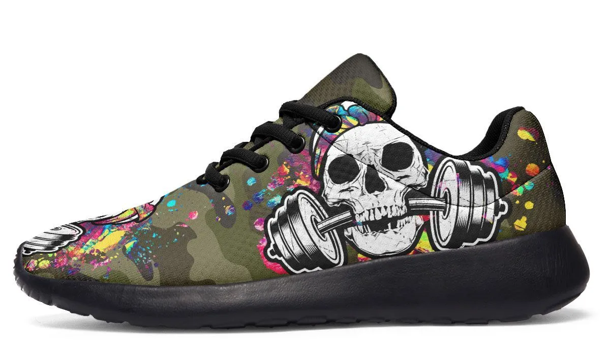 Camo Colorful Splat Skull