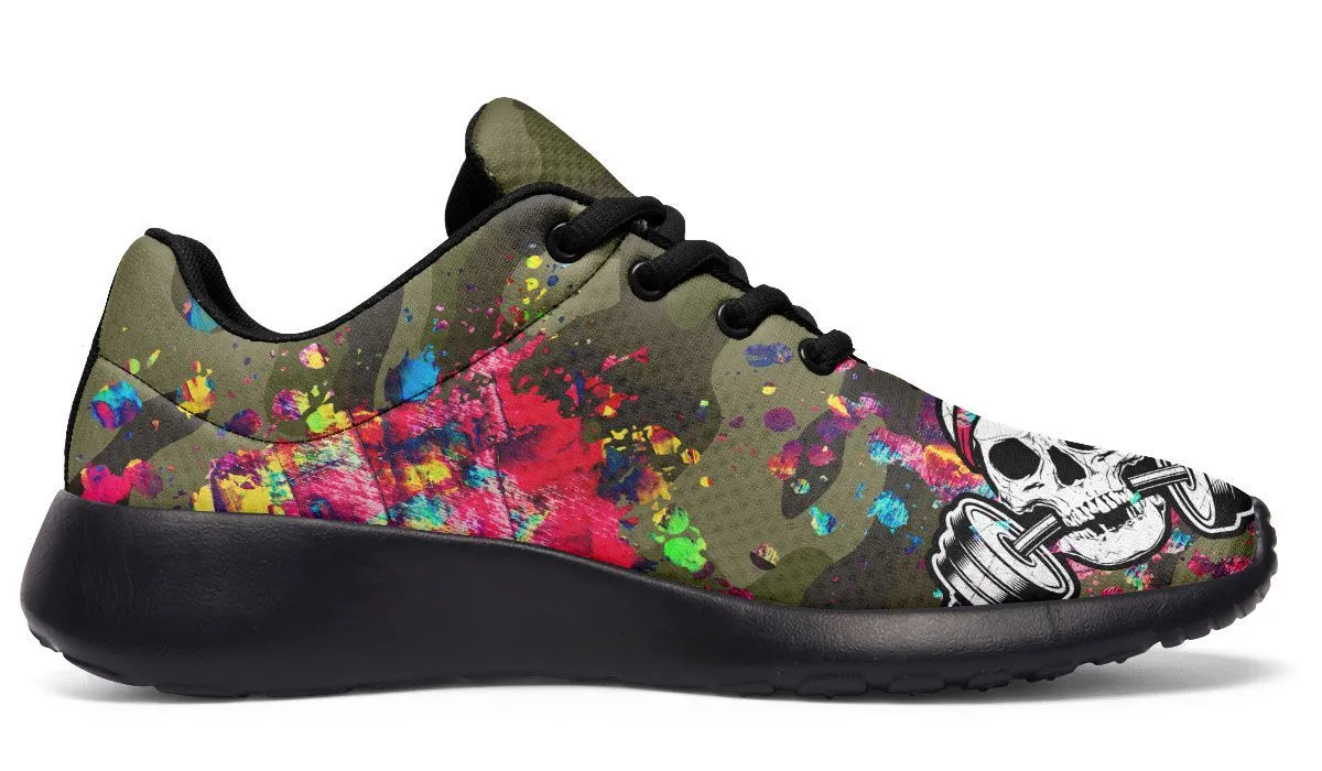 Camo Colorful Splat Skull