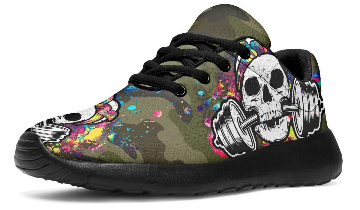 Camo Colorful Splat Skull