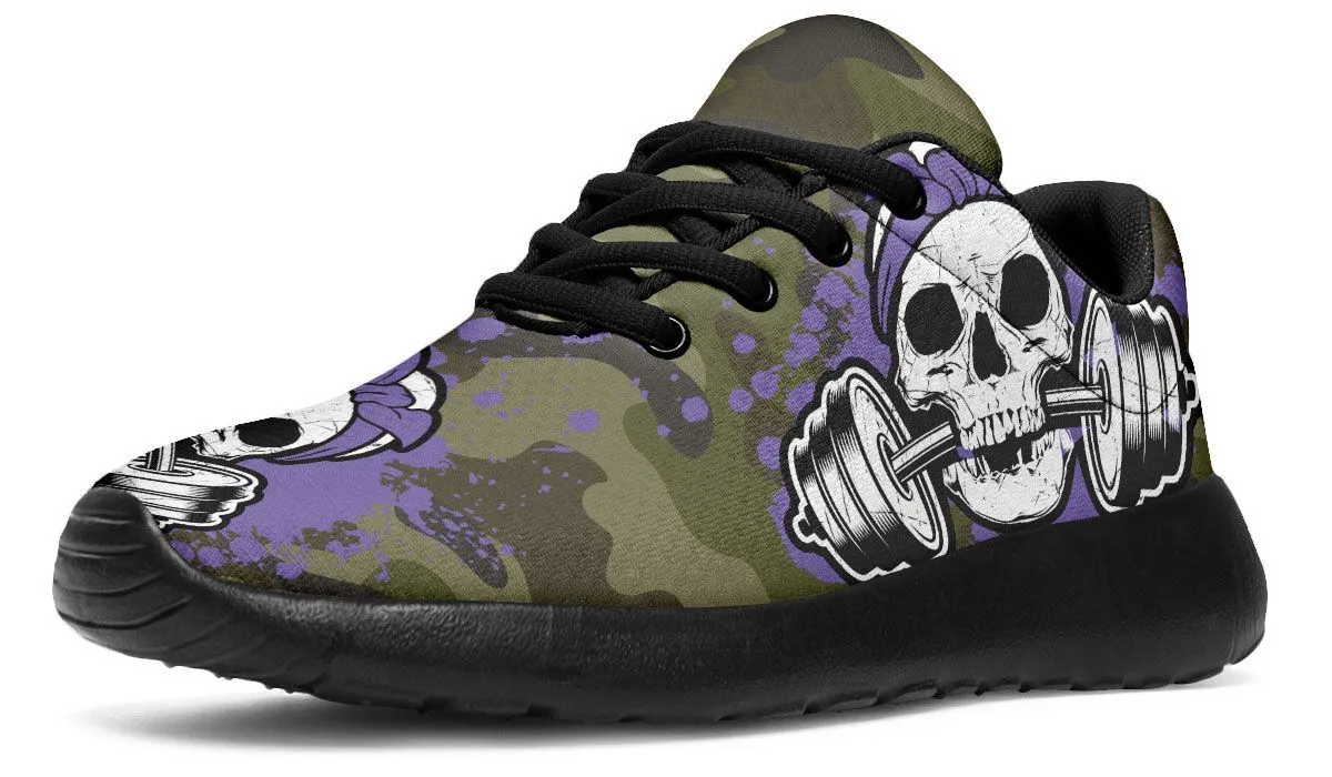Camo Purple Splat Skull