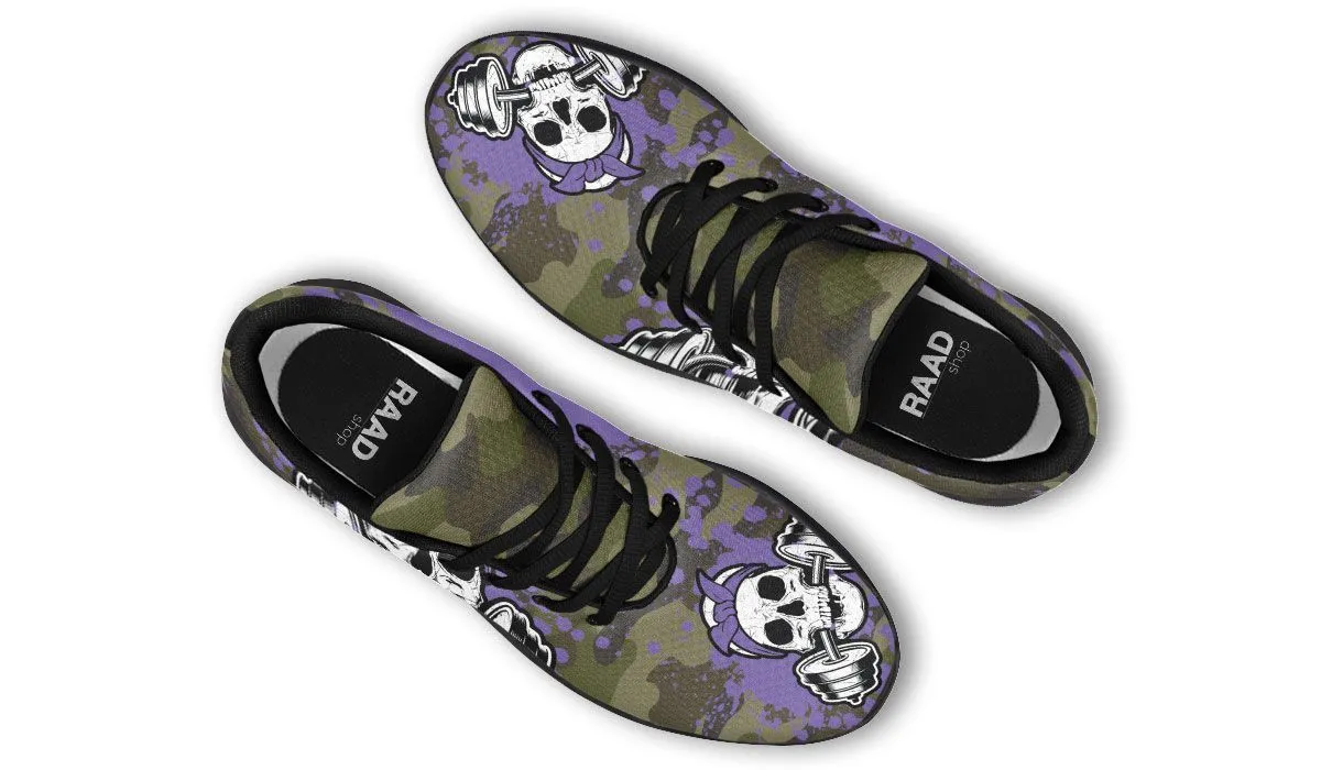 Camo Purple Splat Skull