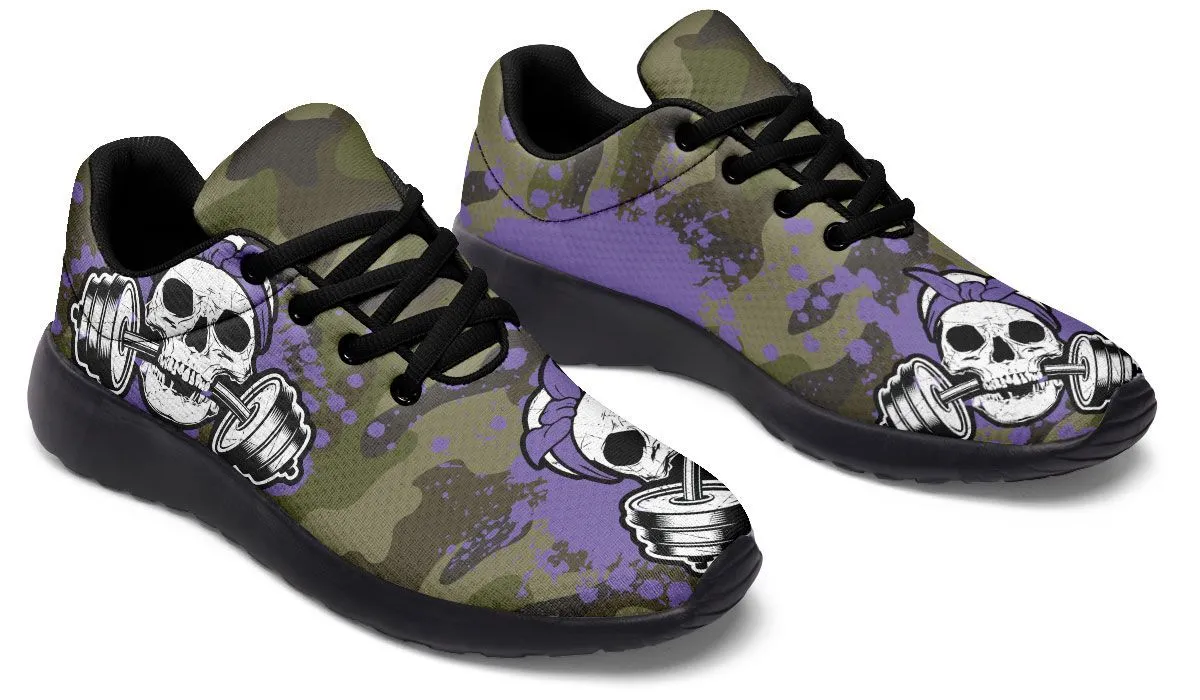 Camo Purple Splat Skull