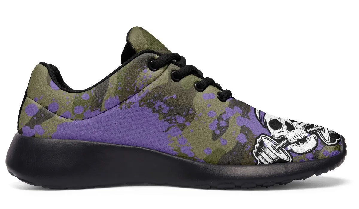 Camo Purple Splat Skull
