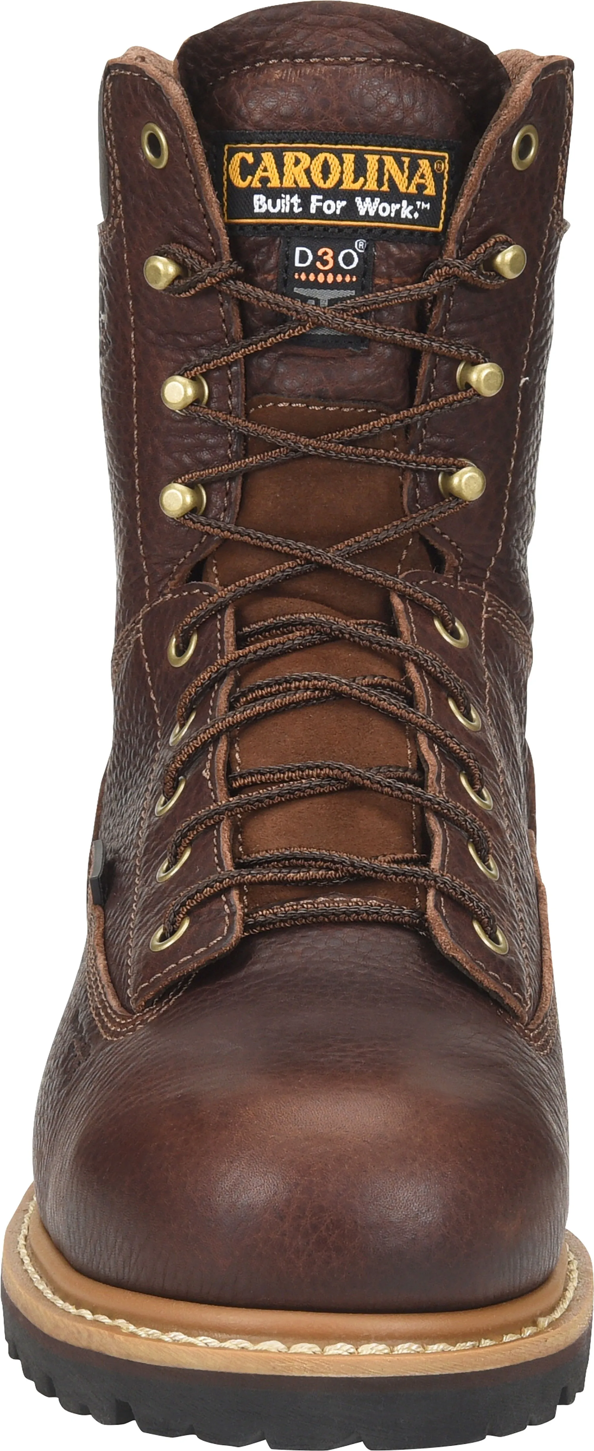 'Carolina' Men's 8" Grind Internal Metguard WP EH Comp Toe - Brown