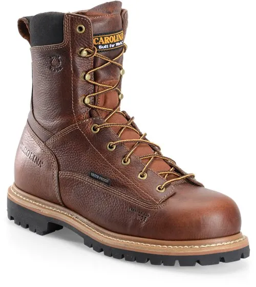 'Carolina' Men's 8" Grind WP EH - Brown
