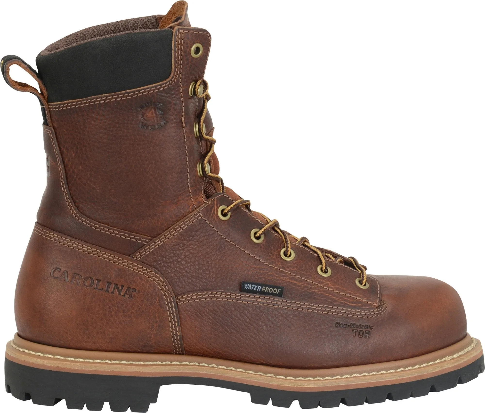 'Carolina' Men's 8" Grind WP EH - Brown