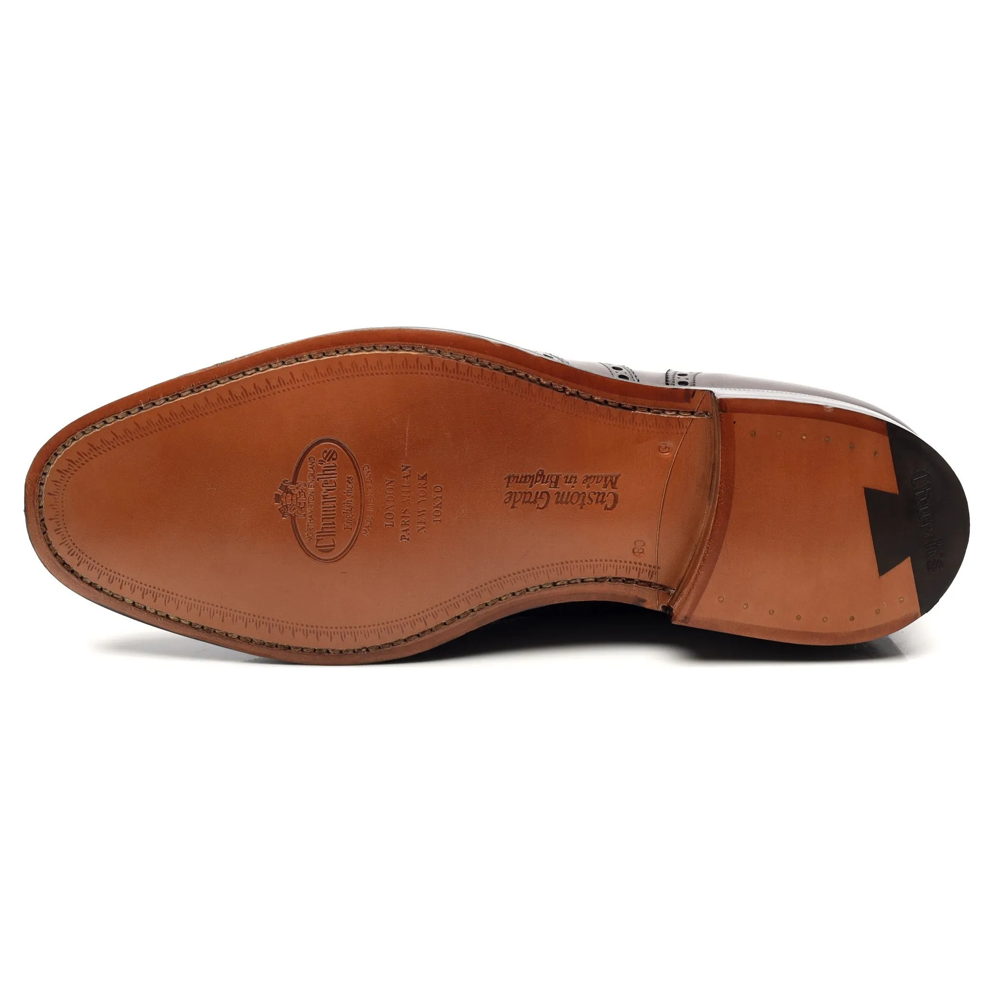'Chetwynd' Dark Brown Leather Brogues UK 8 G