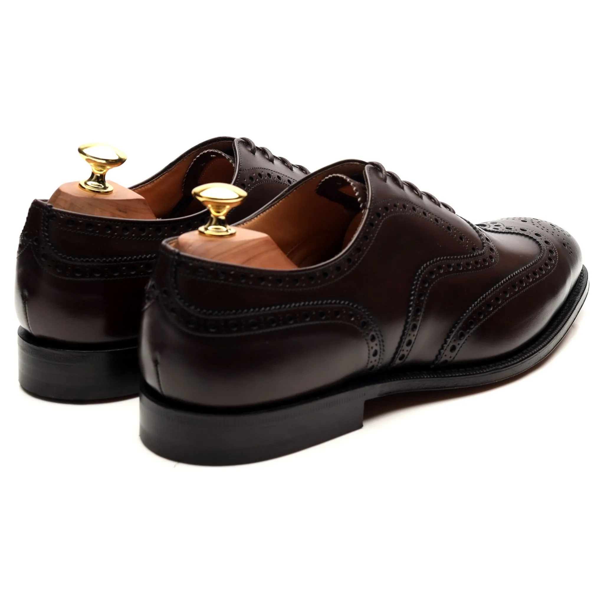 'Chetwynd' Dark Brown Leather Brogues UK 8 G