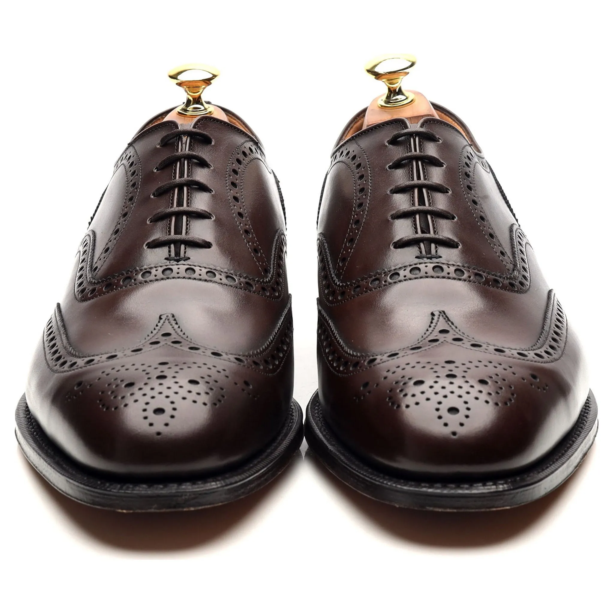 'Chetwynd' Dark Brown Leather Brogues UK 8 G