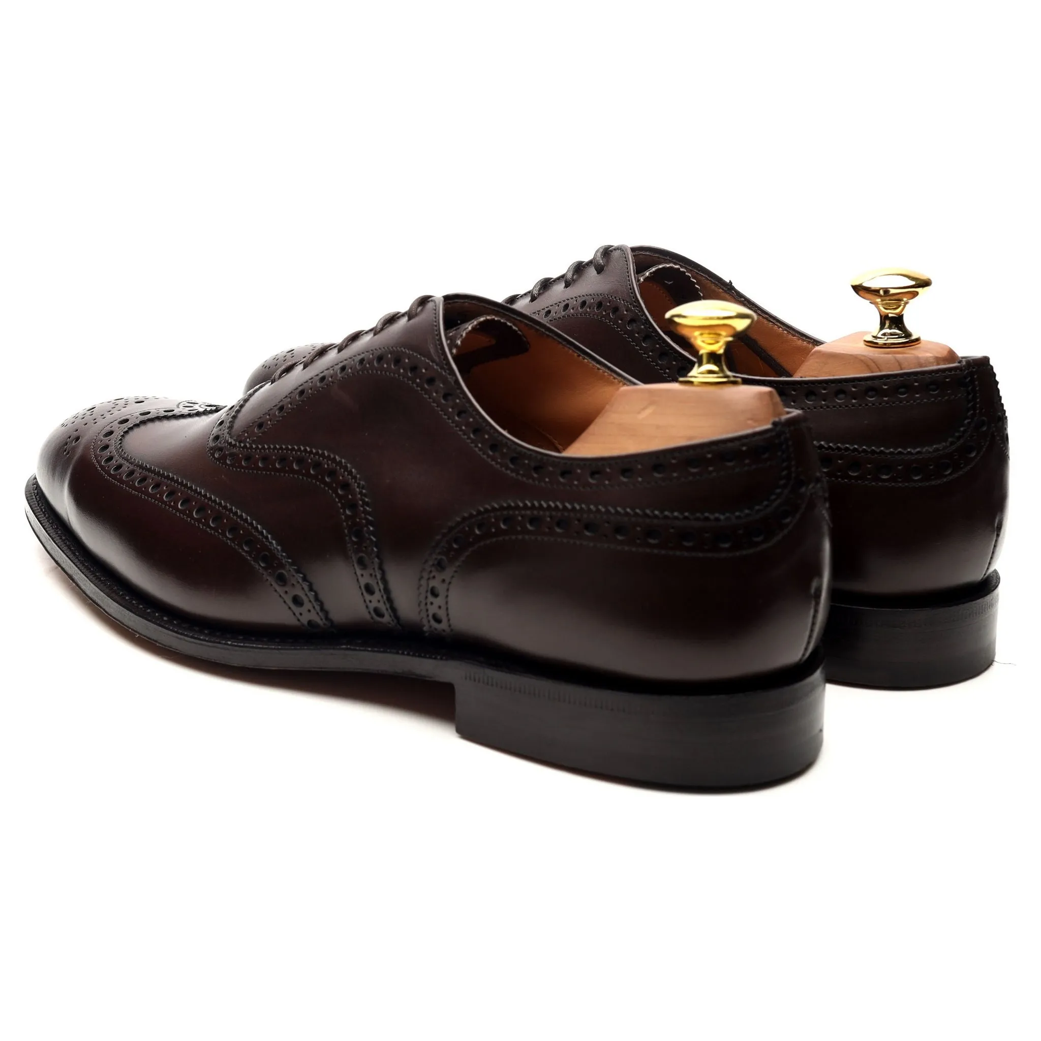 'Chetwynd' Dark Brown Leather Brogues UK 8 G