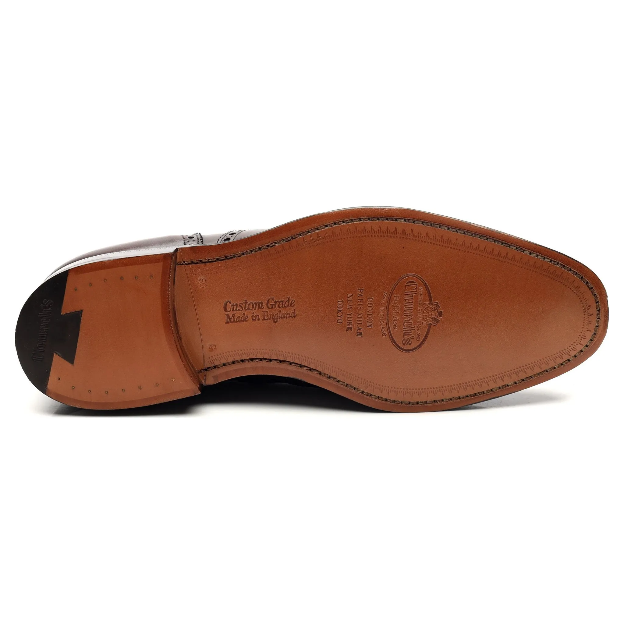 'Chetwynd' Dark Brown Leather Brogues UK 8 G