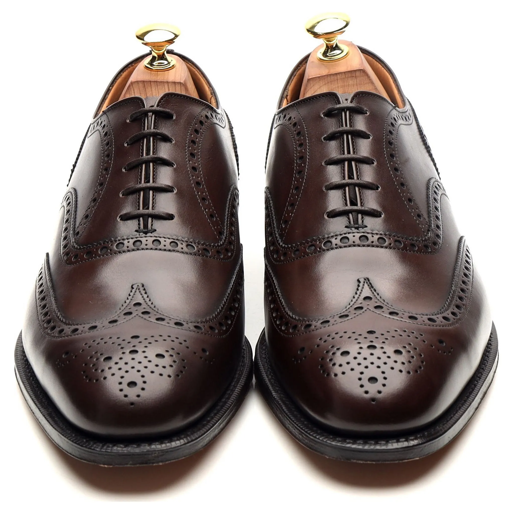 'Chetwynd' Dark Brown Leather Brogues UK 8 G