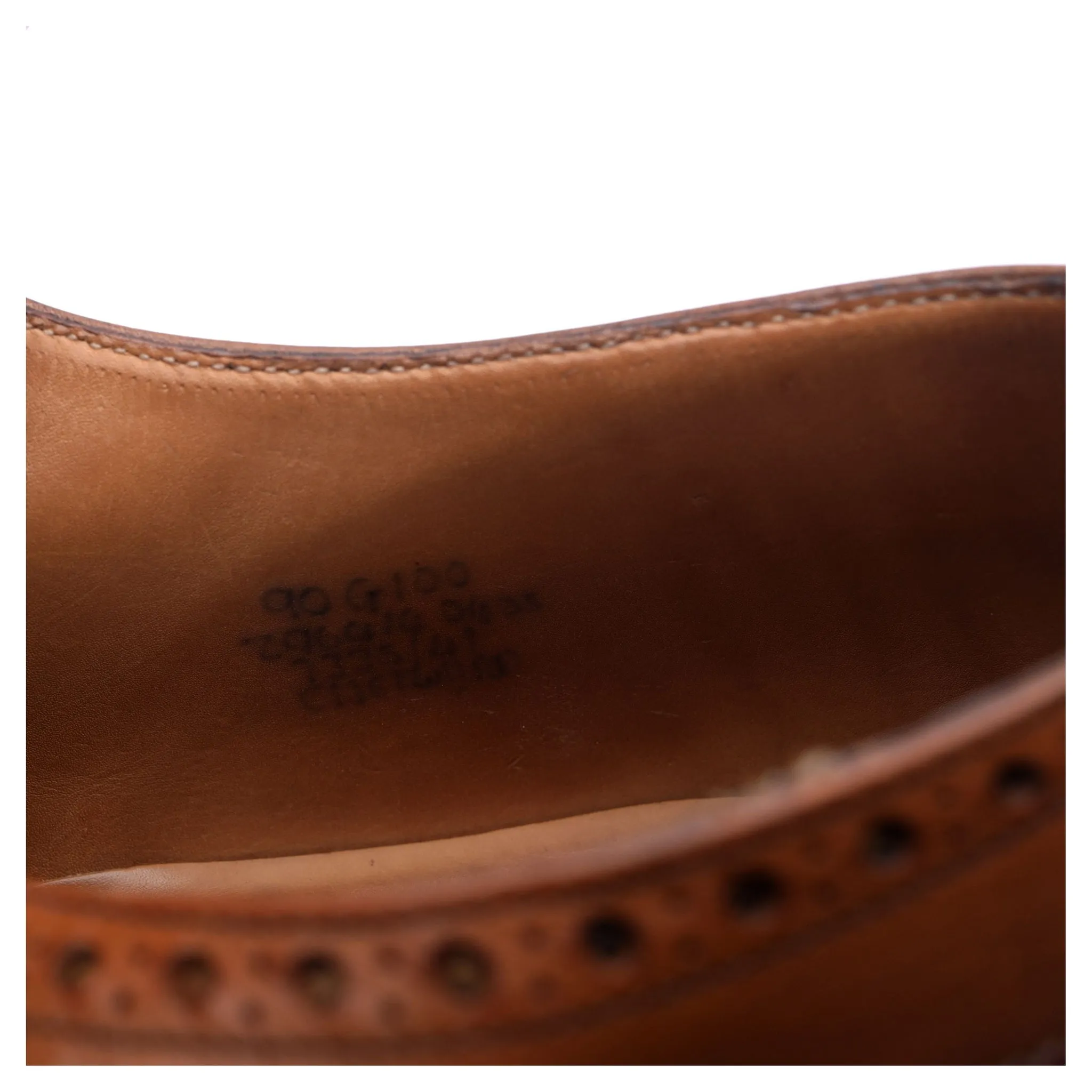 'Chetwynd' Tan Brown Leather Brogues UK 9 G