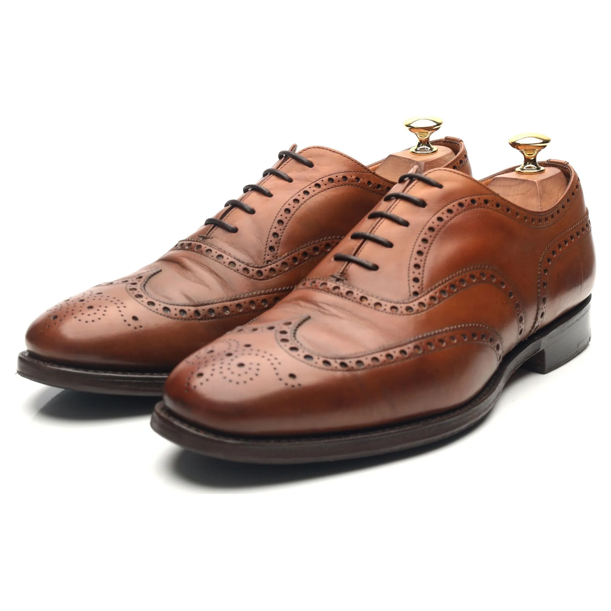 'Chetwynd' Tan Brown Leather Brogues UK 9 G
