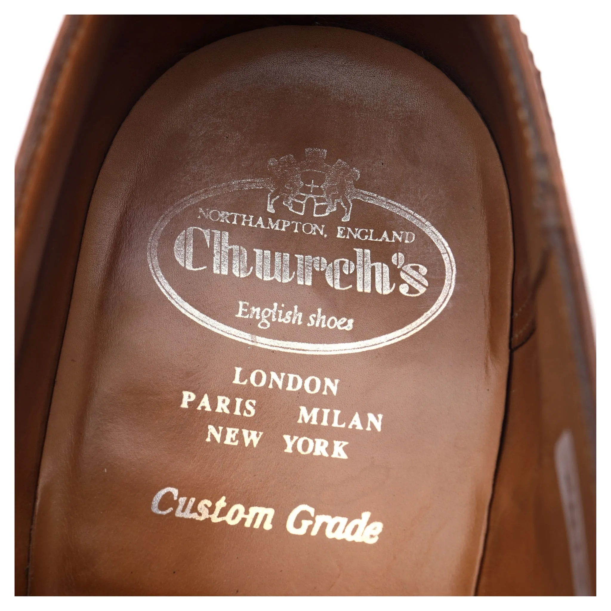'Chetwynd' Tan Brown Leather Brogues UK 9 G