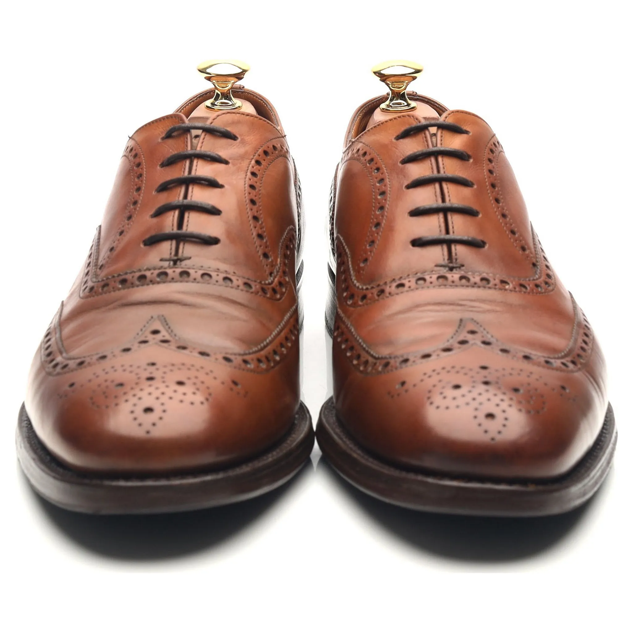 'Chetwynd' Tan Brown Leather Brogues UK 9 G