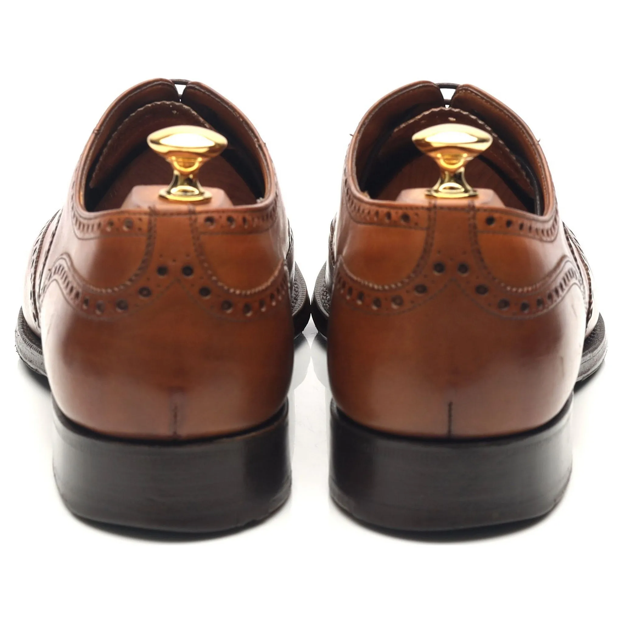 'Chetwynd' Tan Brown Leather Brogues UK 9 G