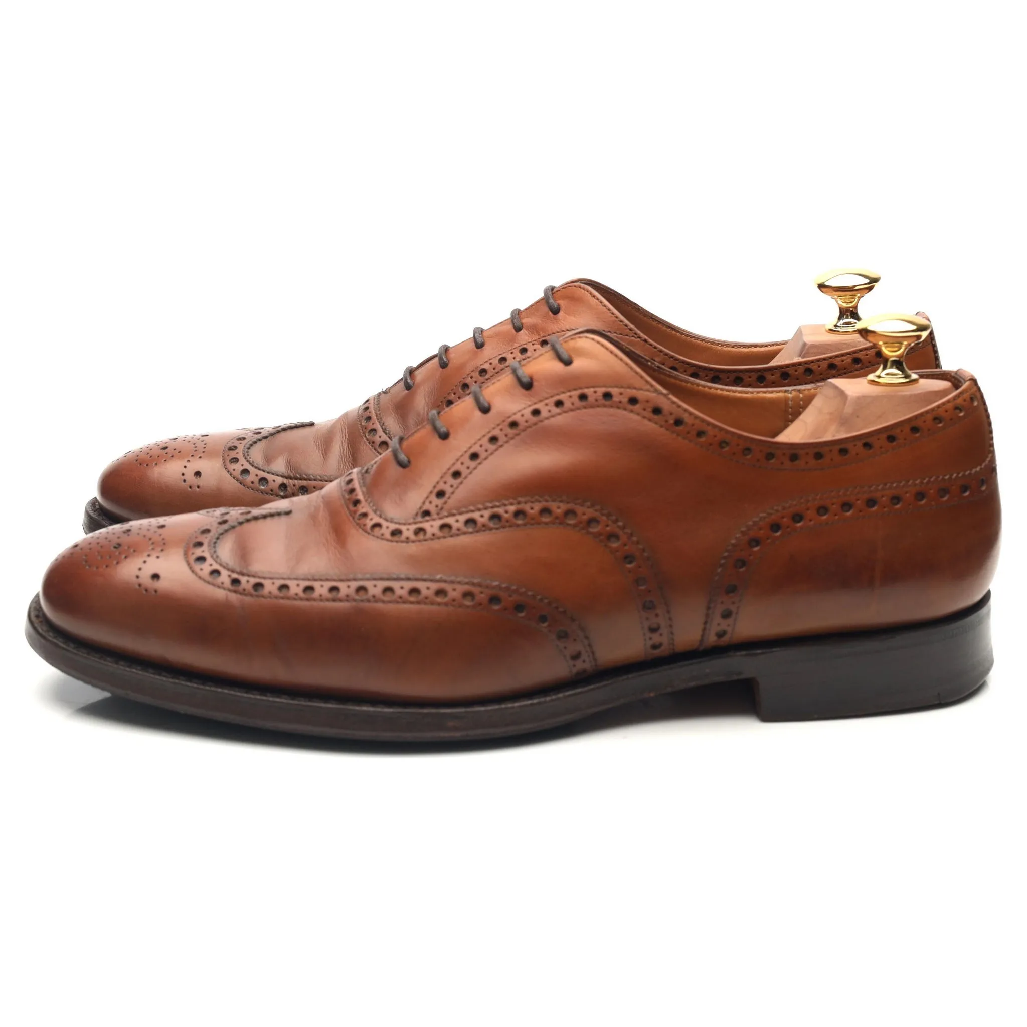 'Chetwynd' Tan Brown Leather Brogues UK 9 G