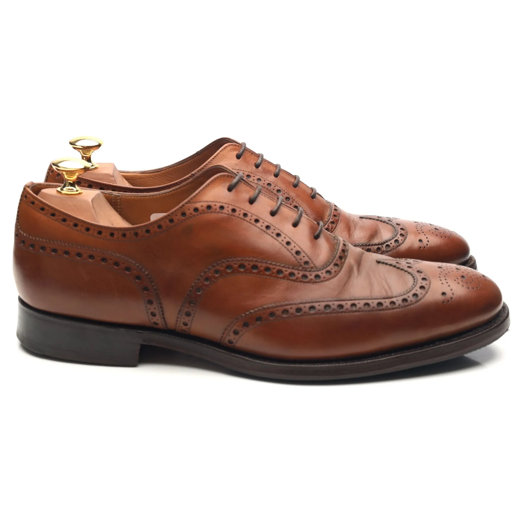 'Chetwynd' Tan Brown Leather Brogues UK 9 G