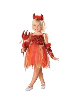 Childs Little Devil Girl Costume