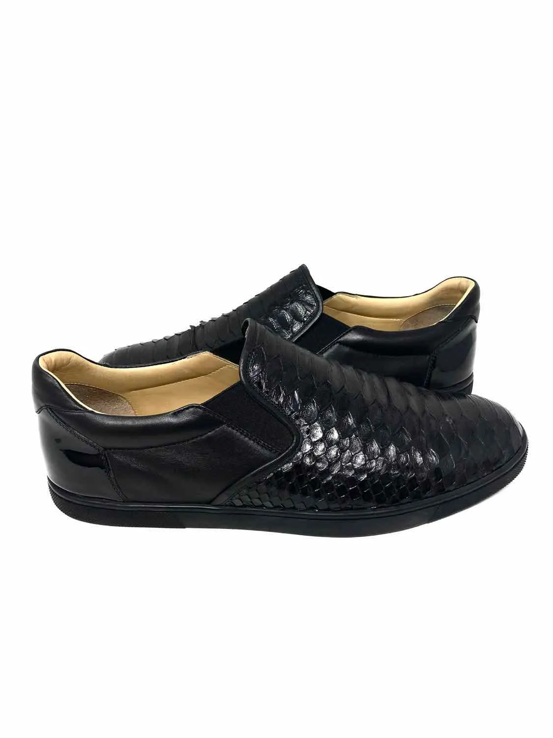 Christian Louboutin Men's Python Black Shoe Size 44/11 Sneakers