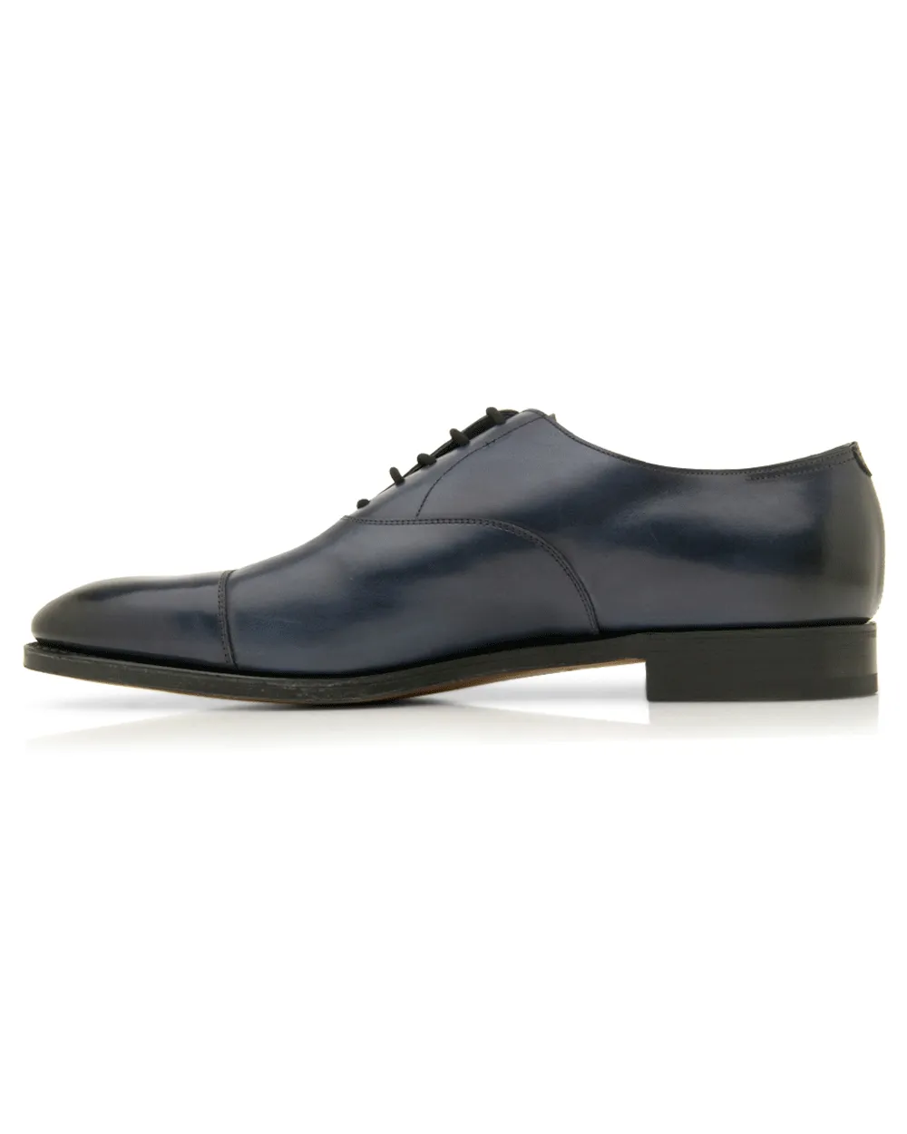 City II Captoe Oxford in Denim Blue