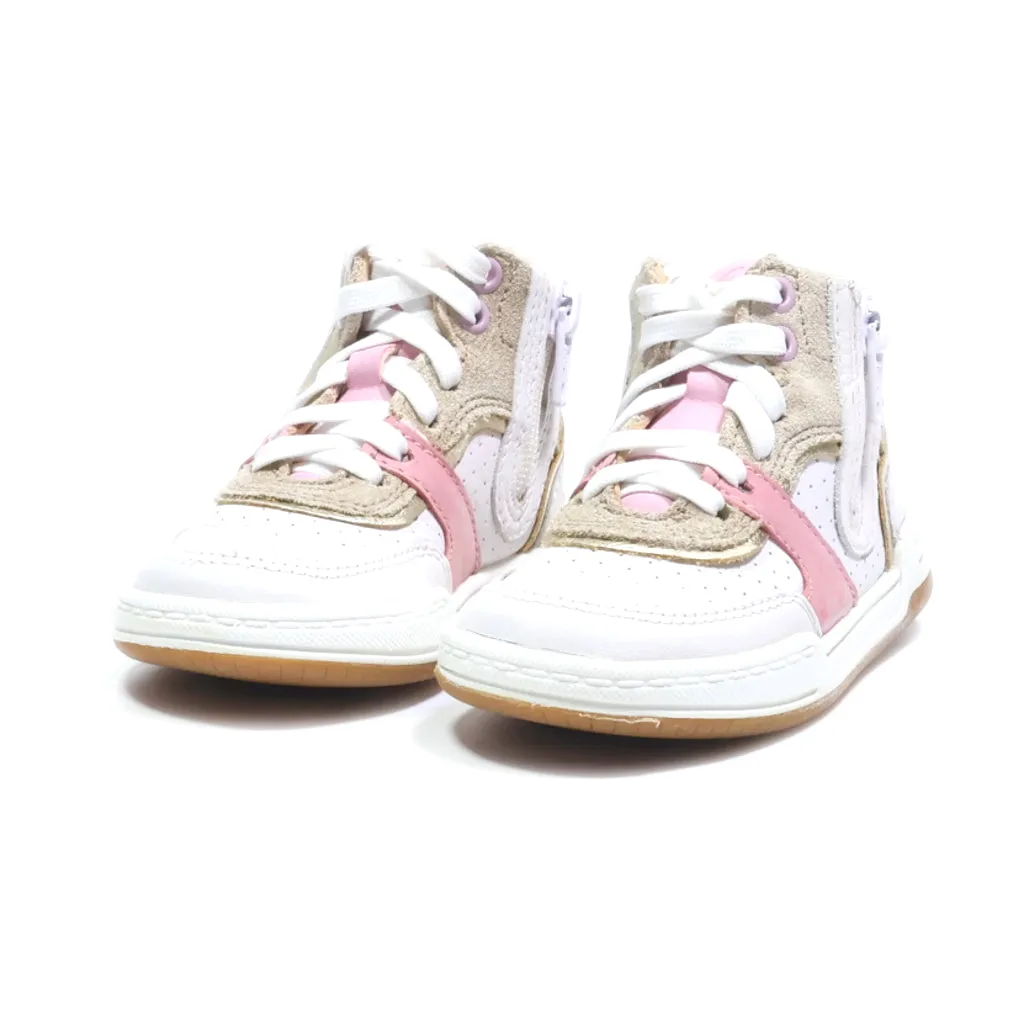 Clarks Sneakers Leather White Colour For Kids