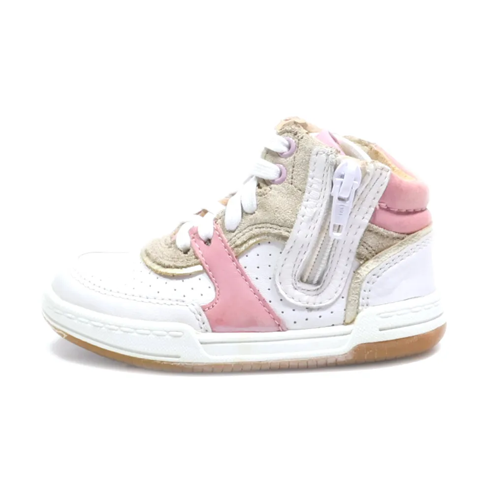 Clarks Sneakers Leather White Colour For Kids