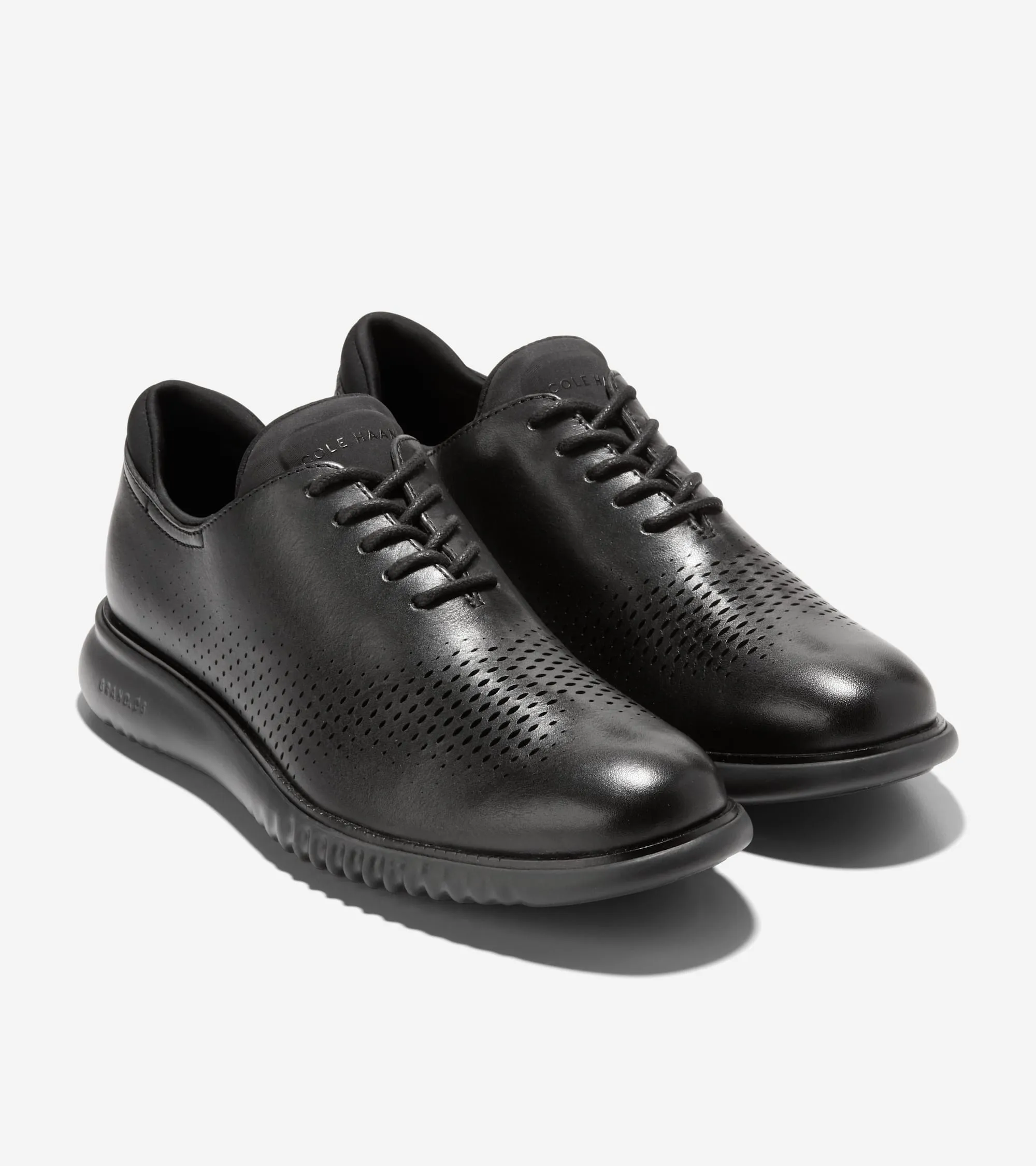 COLE HAAN 2.ZEROGRAND Laser Wingtip Oxford Black Men's
