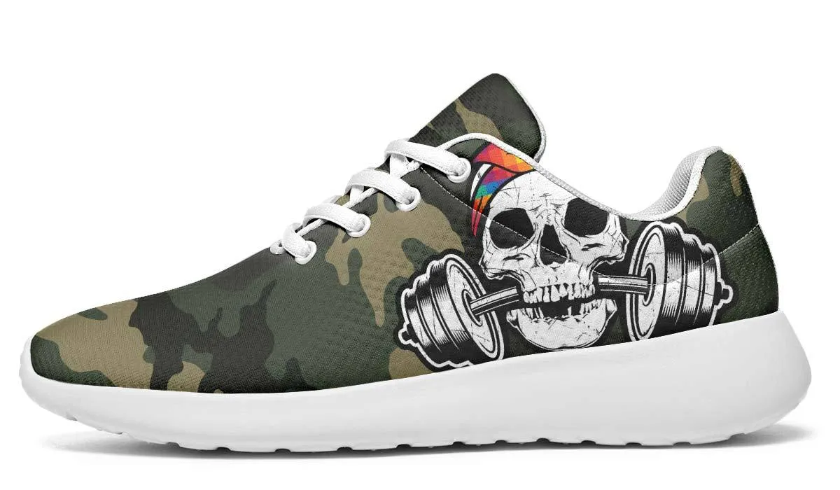 Color Pixel Dumbbell Skull Camo