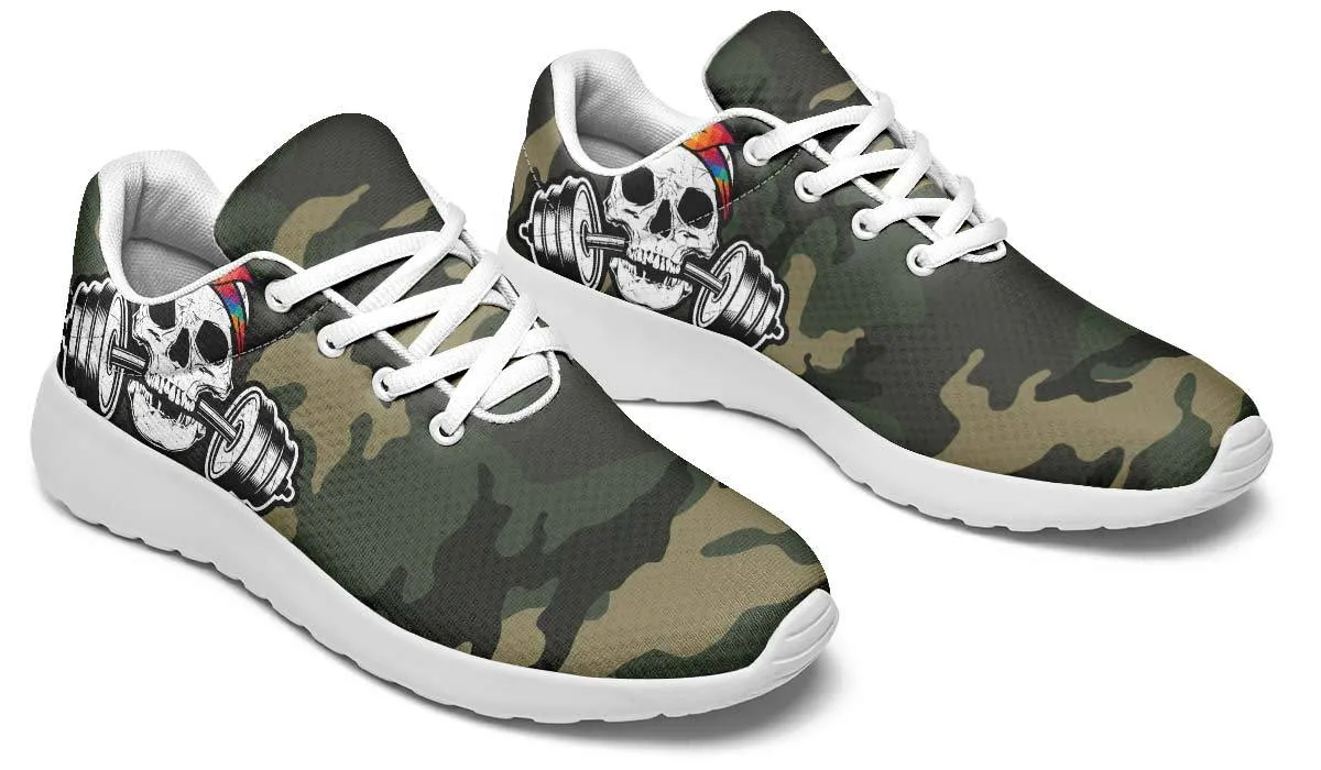 Color Pixel Dumbbell Skull Camo