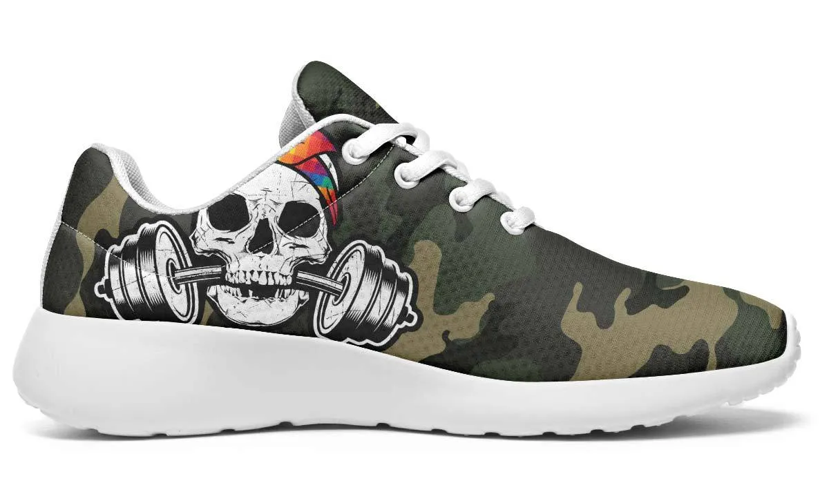 Color Pixel Dumbbell Skull Camo