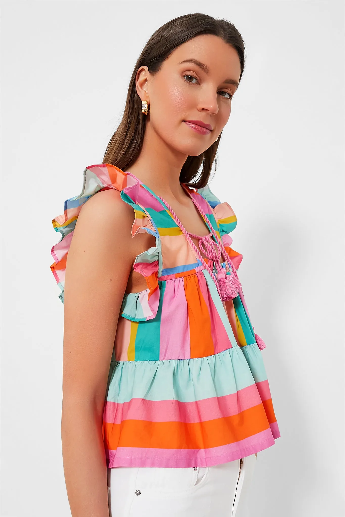 Confetti Stripe Chelsea Top